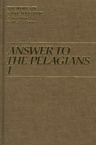Cover of Answer to the Pelagians
