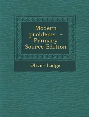 Book cover for Modern Problems - Primary Source Edition