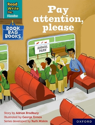 Book cover for Read Write Inc. Phonics: Pay attention, please (Grey Set 7 Book Bag Book 11)