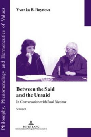 Cover of Between the Said and the Unsaid