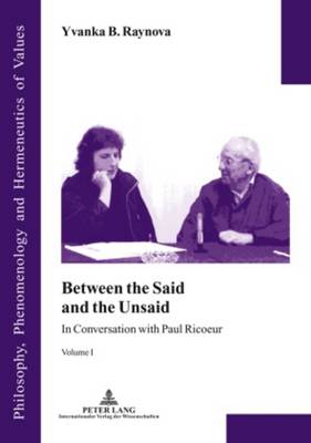 Cover of Between the Said and the Unsaid