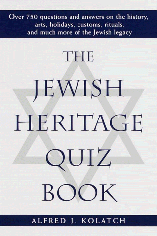 Book cover for The Jewish Heritage Quiz Book