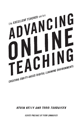 Book cover for Advancing Online Teaching