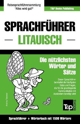 Book cover for Sprachfuhrer Deutsch-Litauisch und Kompaktwoerterbuch mit 1500 Woertern