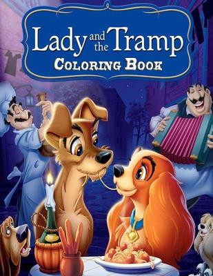 Book cover for Lady and the Tramp Coloring Book