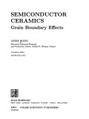 Cover of Semiconductor Ceramics
