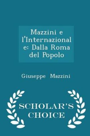 Cover of Mazzini E l'Internazionale