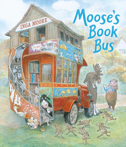 Book cover for Moose's Book Bus