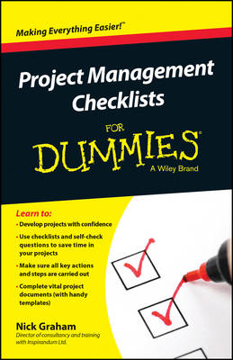 Book cover for Project Management Checklists For Dummies