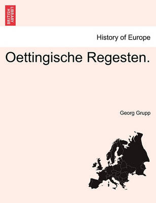 Book cover for Oettingische Regesten.