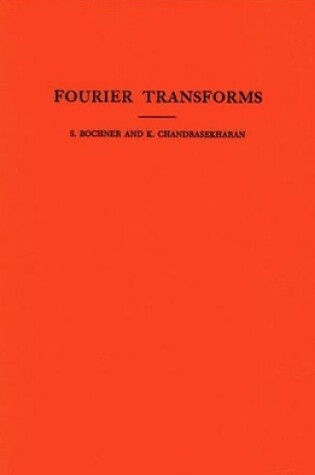 Cover of Fourier Transforms. (AM-19), Volume 19