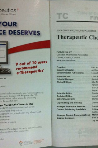 Cover of Therapeutic Choices