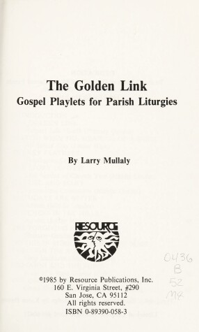 Book cover for Golden Link