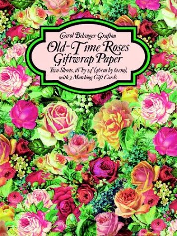 Book cover for Old-Time Roses Giftwrap Paper