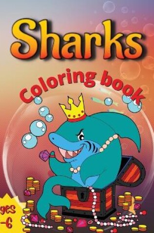 Cover of Sharks Coloring Book