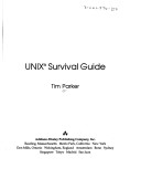 Book cover for UNIX Survival Guide