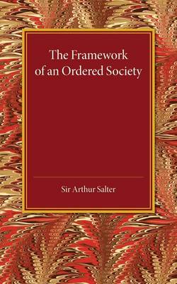 Book cover for The Framework of an Ordered Society