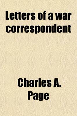 Book cover for Letters of a War Correspondent