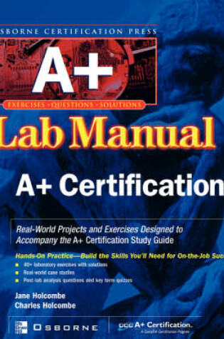 Cover of Certification Press A+ Lab Manual