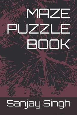 Book cover for Maze Puzzle Book