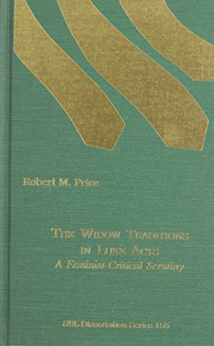 Book cover for The Widow Traditions in Luke-Acts