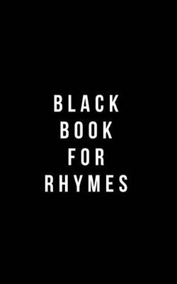 Book cover for Black Book For Rhymes