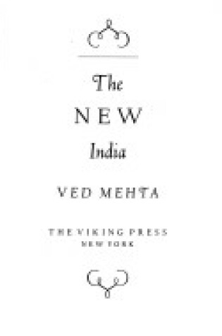 Cover of The New India