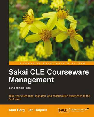 Book cover for Sakai CLE Courseware Management