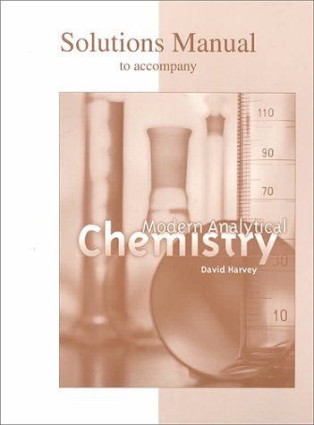 Book cover for Modern Analytical Chemistry