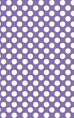 Book cover for Polka Dots - Deluge Purple 101 - Lined Notebook With Margins 5x8