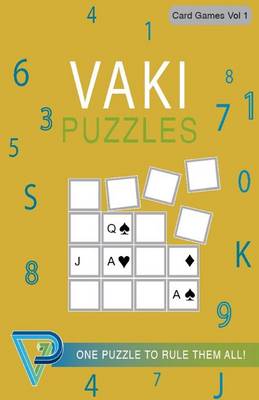 Book cover for Vaki Puzzles Card Games vol 1.