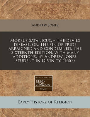 Book cover for Morbus Satanicus. = the Devils Disease