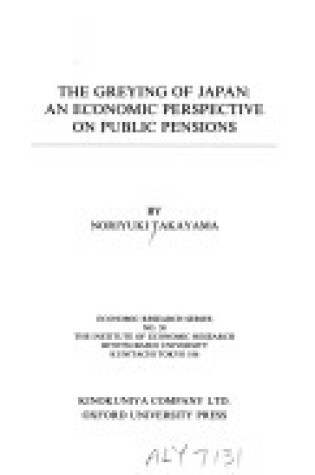 Cover of The Greying of Japan