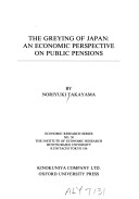 Book cover for The Greying of Japan