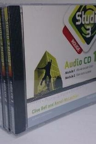 Cover of Studio 3 rouge Audio CDs (pack of 3) (11-14 French)