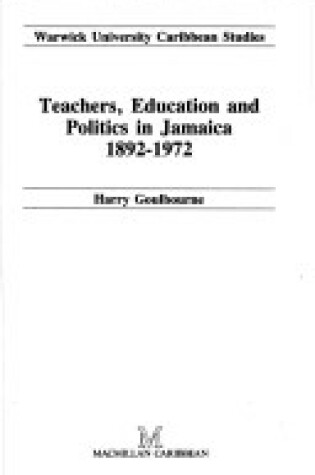 Cover of Wcs;Teachrs Ed & Pol Jamica