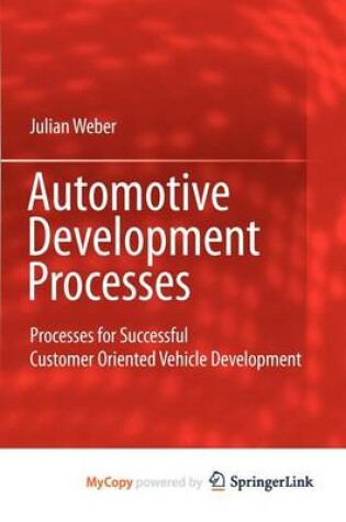 Cover of Automotive Development Processes