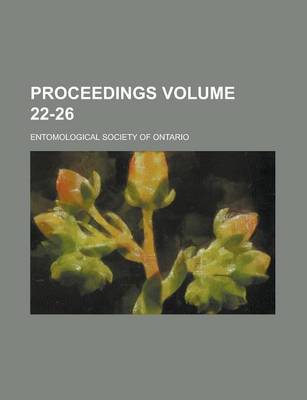 Book cover for Proceedings Volume 22-26