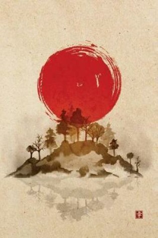 Cover of Sumi-e Red Sun Notebook