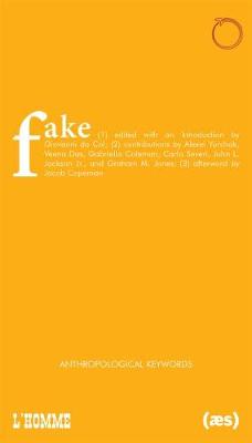 Book cover for Fake – Anthropological Keywords Keywords