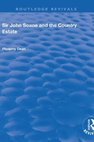 Cover of Sir John Soane and the Country Estate