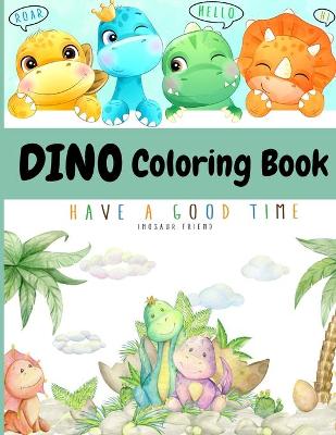 Book cover for Dino Coloring Book