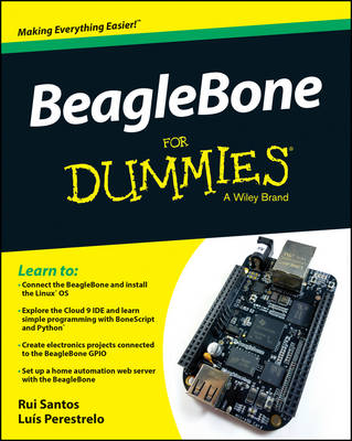 Book cover for BeagleBone For Dummies