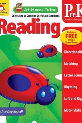 Cover of At-Home Tutor: Reading, Prek Workbook