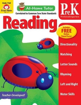 Cover of At-Home Tutor: Reading, Prek Workbook