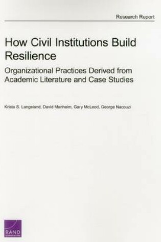 Cover of How Civil Institutions Build Resilience