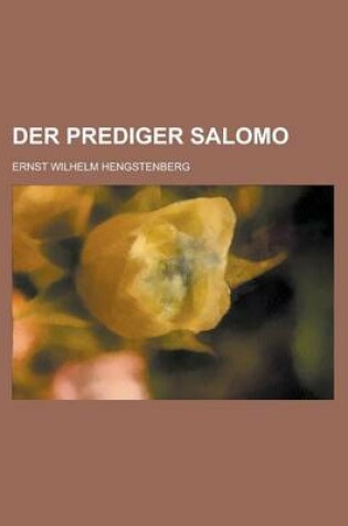 Cover of Der Prediger Salomo