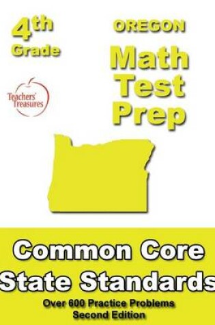 Cover of Oregon 4th Grade Math Test Prep