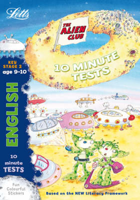 Book cover for Alien Club 10 Minute Tests English 9-10