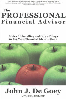 Book cover for Professional Financial Advisor